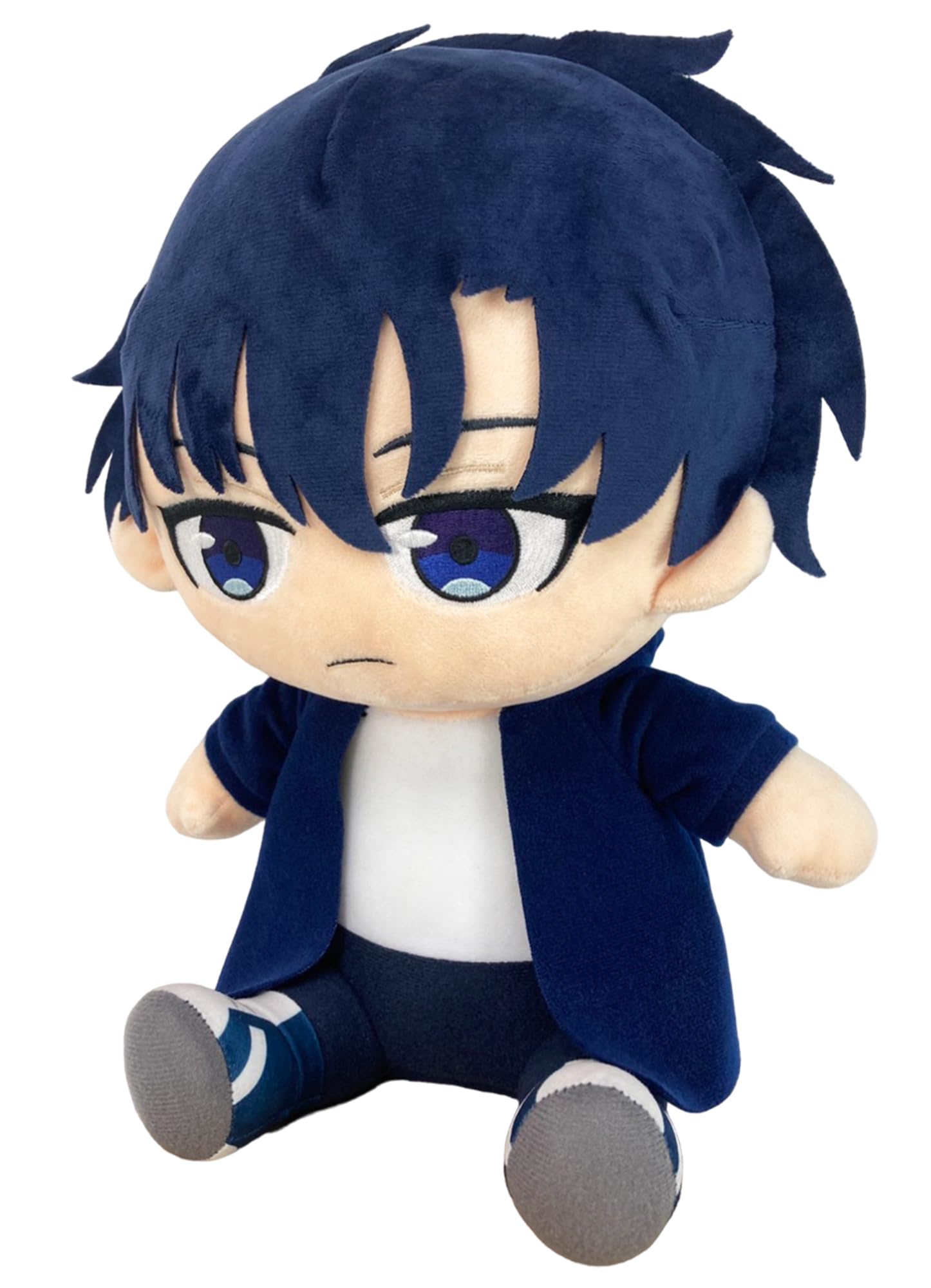 Great Eastern Entertainment Solo Leveling - Sung Jinwoo (Shadow Monarch) Sitting Pose Plush 12" H