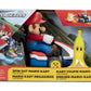 Super Mario Spin Out Mariokart Mario Racer Vehicle with 360 Spins, Wind Up and Go! Includes One 2.5” Mario Action Figure