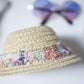 for Labubu Clothes Romantic Style Dresses, for Labubu Outfits with Glasses, Hat, Necklace Bundle for 17cm/6.7in Doll (No Doll)