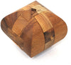 Ascher: 3D Wooden Puzzle Brain Teaser for Adults - Handcrafted Interlocking Logic Game - Unique STEM Gift & Desk Decor - Challenging Mental Puzzle by