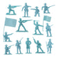 BMC Civil War Plastic Army Men - 32pc Battle of Petersburg Soldier Figures