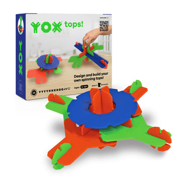 YOX Tops, Creative Educational Building & Construction STEM Toy Set for Kids, Learning Toys for Children Ages 4-10, Boys & Girls Fun Gift, Preschool