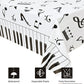 Lecferrarc 2 Pcs Music Notes Tablecloth Piano Music Plastic Table Cover 87 x 51 Inches Musical Theme Birthday Decorations for Birthday Party Supplies
