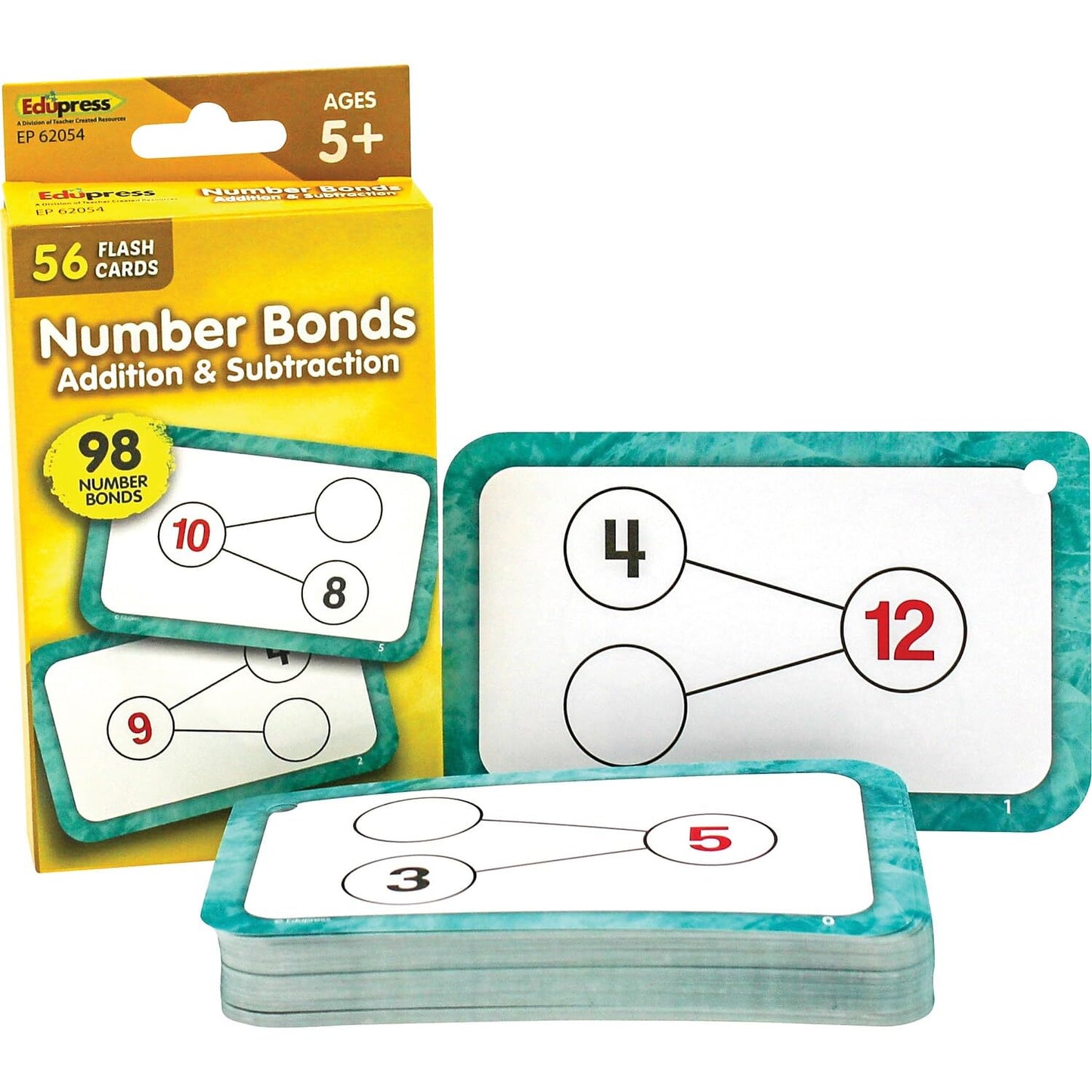 Teacher Created Resources Number Bonds Flash Cards - Addition and Subtraction (EP62054)