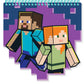 Innovative Designs Minecraft Kids Coloring Art Set | Stickers & Stampers