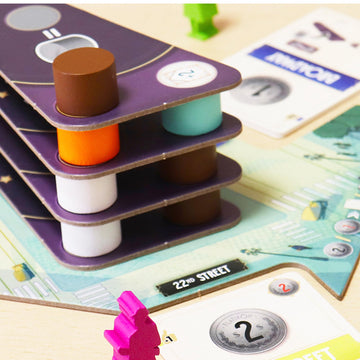 Flatiron Board Game - Build The Iconic New York Skyscraper! Architectural Strategy Game, Fun Family Game for Kids & Adults, Ages 12+, 1-2 Players, 45
