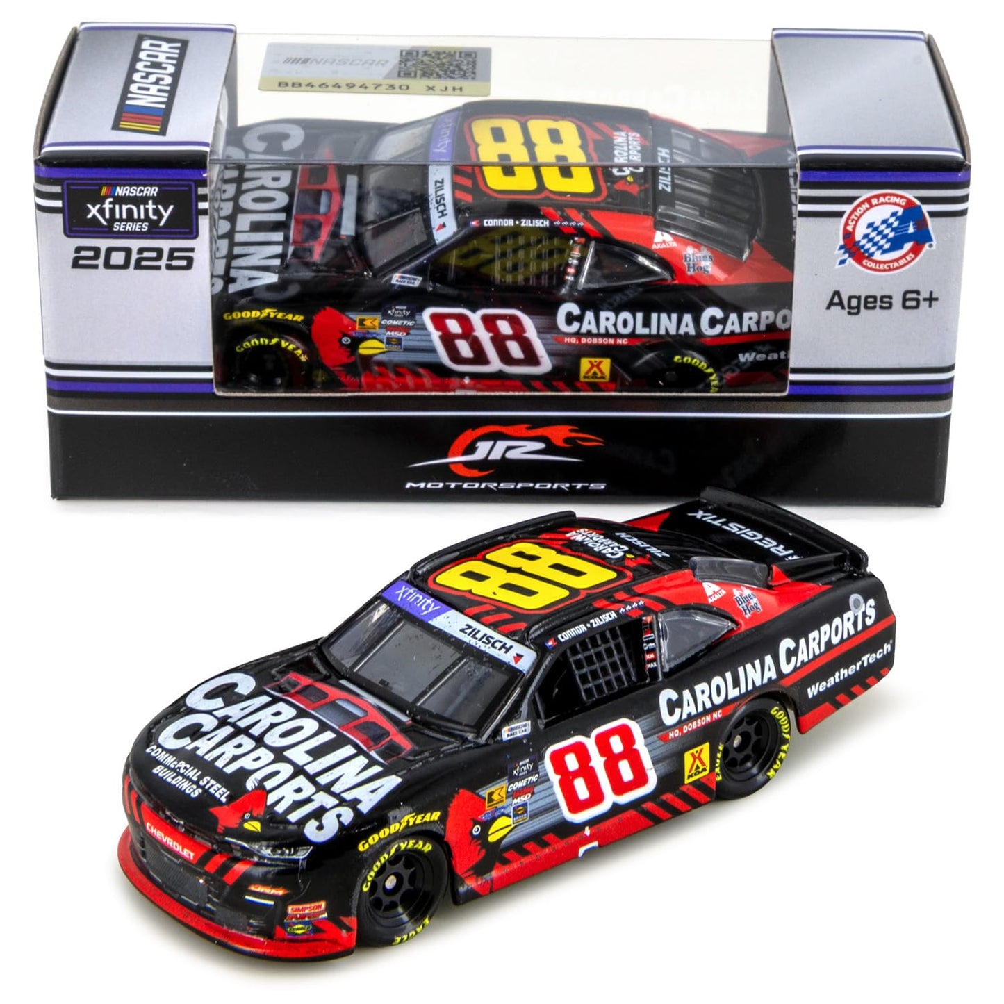 Connor Zilisch 2025 Dover Race Win ARC Diecast Car 1:64 Scale