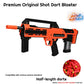 Zhenweiqi Zebra S400 Short Dart Blaster, 200 FPS High-Performance Manual Foam Blaster with 10-Round Magazine, Compatible with Standard Short Darts
