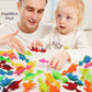 Pushmick 30 Pcs Slingshot Dinosaur Finger Toys, catapult toys as fun as slingshot chicken, cute shapes, more colors, Great for Flying Games and Party