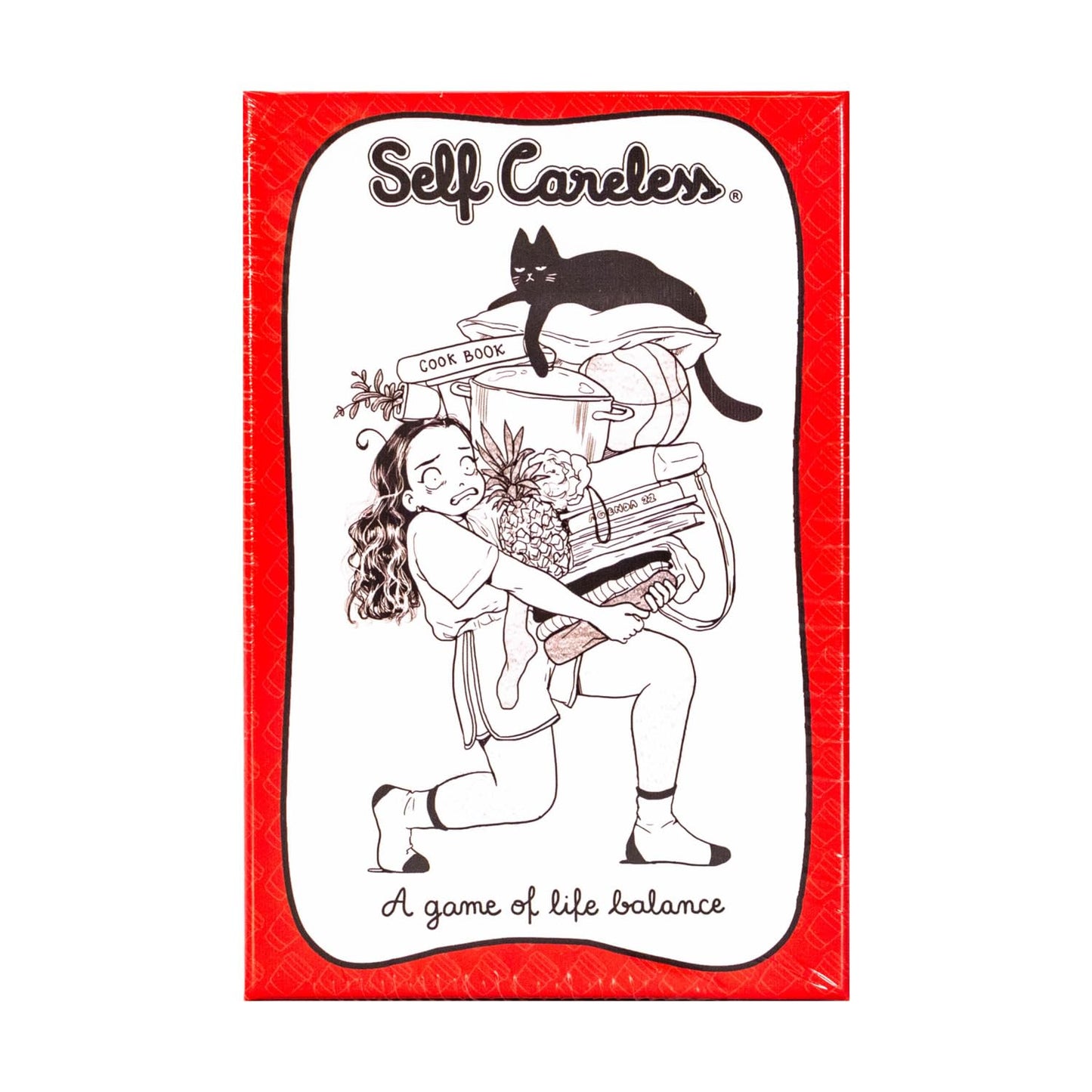 Jason Anarchy Games Self Careless Card Game - Relatable Humor - Cassandra Comics - 1 to 2 Players - Casual Card Game - Game of Life Balance