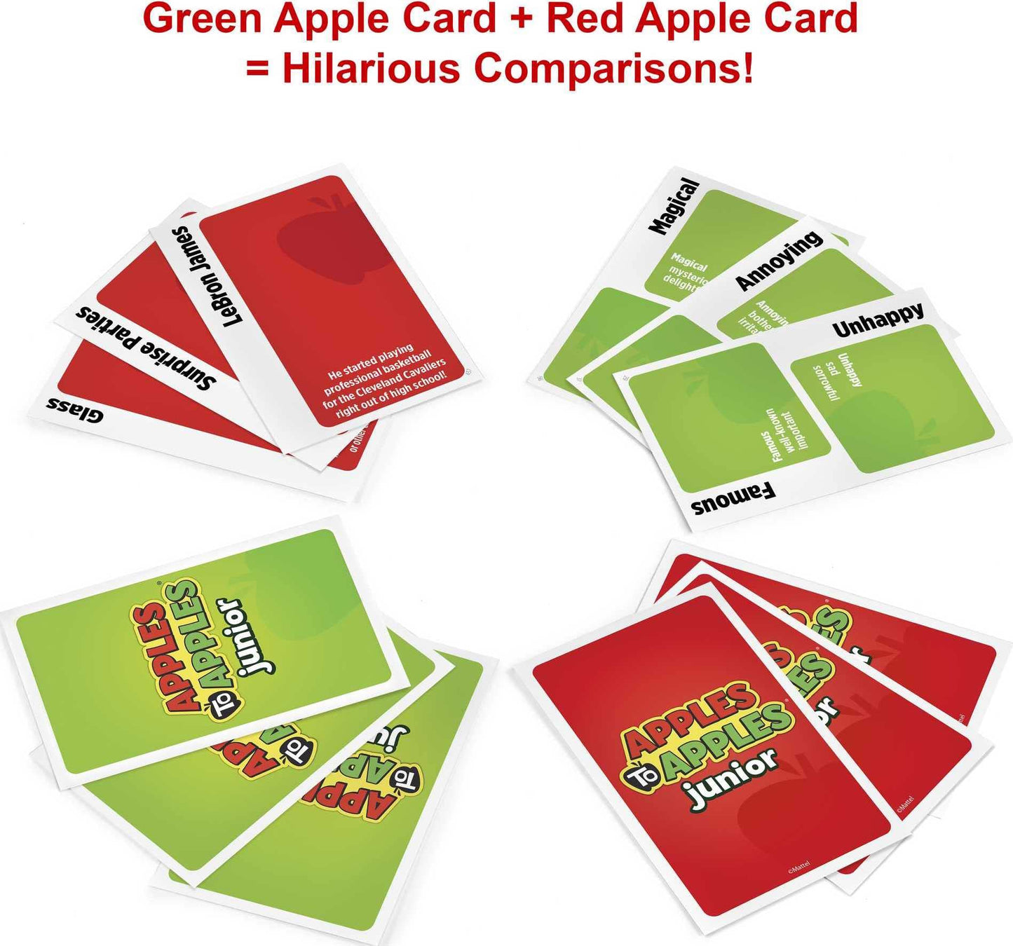 Apples to Apples Junior the Game of Crazy Comparisons! [Packaging May Vary]