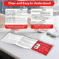Cotftr Mahjong Cards 2026, 4 PCS Mah Jongg Card Large Print, Easy to Read Rule Cards for Mah Jongg, Perfect Mahjong Accessories and Gifts for Mahjong