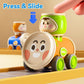 iPlay, iLearn Press to Go Car Toys Set for Toddlers 1-3, Baby Push Go Friction Racing Cars, Infant Play Vehicle Set, 1st Birthday Gifts for 6-9-12-18