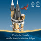 LEGO Harry Potter Hogwarts Castle Owlery Toy, Wizarding World Fantasy Toy for Girls and Boys, Harry Potter Castle Playset with 3 Characters, Birthday