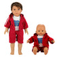 BARWA Boy Doll Clothes 6 Sets Doll Clothes Daily Casual Clothes Outfits Compatible for 14 to 16 Inch and 18 Inch Dolls