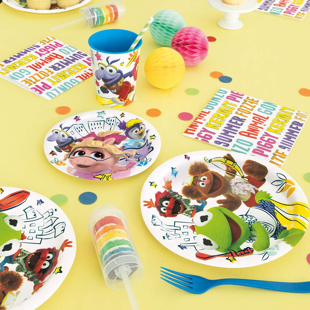 Disney Muppet Babies Plastic Table Cover, 54" x 84" - 1 Count - Multicolored Table Cover, Perfect for Themed Parties & Celebrations