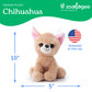 The Petting Zoo, Lash'z Chihuahua Dog Stuffed Animal, Gifts for Girls, Plush Toy 10 inches