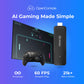 OptiSigns OpenConsole Plug and Play Game Console Stick with Wireless Controller - Android-Based HDMI Game System for Playing and Creating Games on