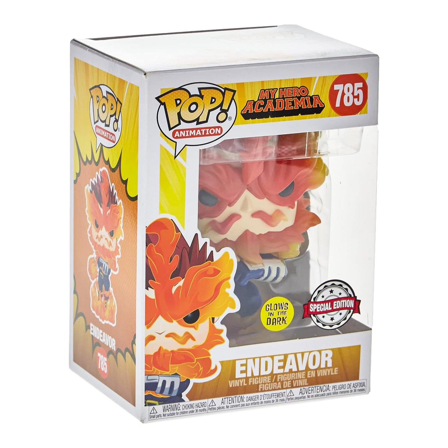 Funko Pop! Animation: My Hero Academia - Endeavor (Glow in The Dark), Amazon Exclusive
