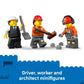 LEGO City Cement Mixer Truck Building Toy for Boys & Girls, Ages 7+ - Pretend Play Construction Toy W/Rotating Drum & 3 Worker Minifigures - Gift Idea