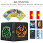 LIMSTDIC Card Binder with Sleeves - 9-Pockets Card Binder Holder Compatible with TCG Trading Cards, Card Storage Album with Zipper for Boys Girls
