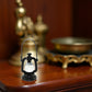 Black Dollhouse Decoration Accessories, 1:12 Dollhouse Miniature Scene Model Hurricane Lantern Play, Décor, Dollhouse Accessories (23 x 43 mm)