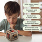 Sharp Brain Zone Wooden Puzzle Box - 3D Wooden Brain Teaser Puzzle with Secret Compartments | Handcrafted Natural Wood, STEM Educational Logic Game