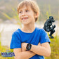 Accutime Kids Marvel Black Panther Black Educational ,Touchscreen Smart Watch Toy for Boys, Girls, Toddlers - Selfie Cam, Learning Games, Alarm