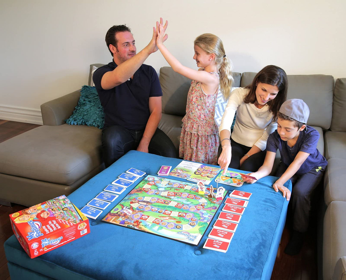 My Feelings, a fun game to help kids express emotions, improve social skills and self regulation. Endorsed by Dr Temple Grandin, Dr Tony Attwood