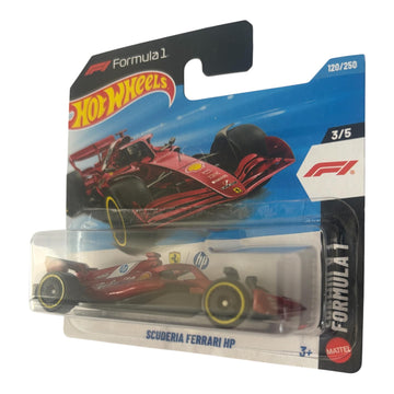 Hot Wheels Scuderia Ferrari HP [Red] Formula 1 3/5, 120/250-1:64 Scale Diecast Toy Vehicle
