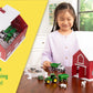 Tomy John Deere Childs Red Barn Playset - 1:64 Scale - Includes Farm Animal Toys, Tractor Toy, Red Barn with Handle, and Accessories - Easter Basket