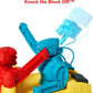 Mattel Games Rock 'Em Sock 'Em Robots Kids Game with Red Rocket & Blue Bomber Fighters