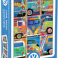EuroGraphics Volkswagen Cool Faces Playing Cards, 54 Card Deck, with 54 Colored Images and Casino-Quality Finish, Collectible Art VW Bus Series
