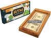 BSIRI Wood ATM Cash Hard Wooden Money Puzzle Box for Cash Gift for Adults Teens Wooden Brain Teaser Boxes with Tricky Holder Difficult Puzzles Lock