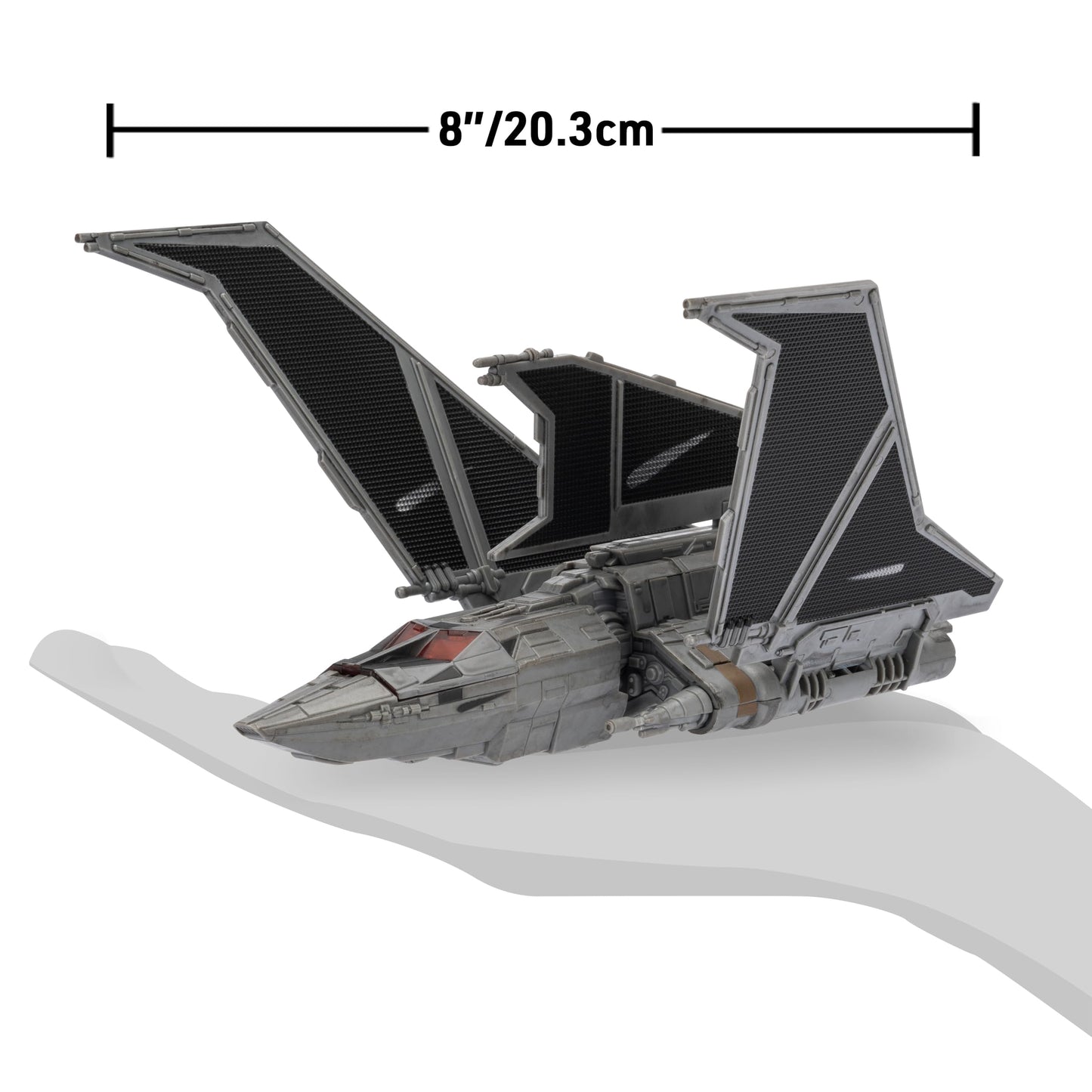 Jazwares Star Wars Micro Galaxy Squadron Havoc Marauder (Rescue Mission) - 7-Inch Vehicle with Battle Damage and Two 1-Inch Micro Figure Accessories