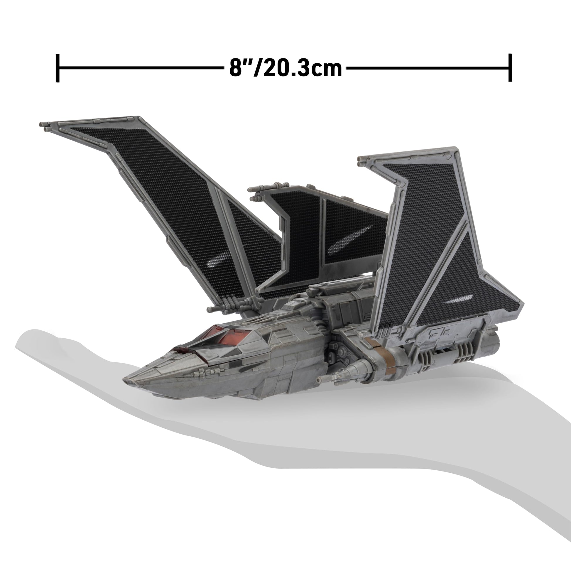 Jazwares Star Wars Micro Galaxy Squadron Havoc Marauder (Rescue Mission) - 7-Inch Vehicle with Battle Damage and Two 1-Inch Micro Figure Accessories