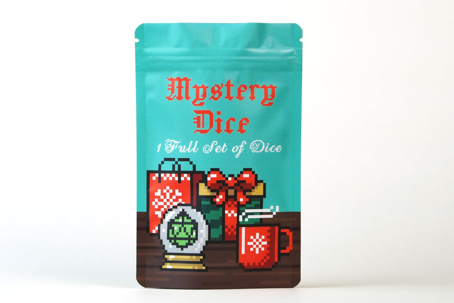 1985 Games Holiday Mystery Dice Bag - Unique DND Gifts for Role Playing Tabletop Games, Pack of 1