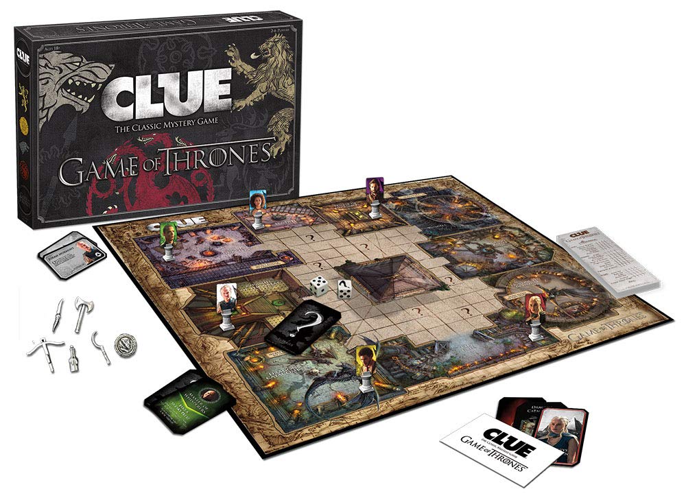 Clue Game of Thrones Board Game | Official Merchandise | Based on The Popular TV Show on HBO Game of Thrones
