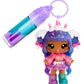 Yummiland Lip Gloss Doll: Mystery Color Change - Carly Cakepop Includes DIY Lip Gloss + Removable Keychain, Cosmetic Play, Collectible, Ages 4+