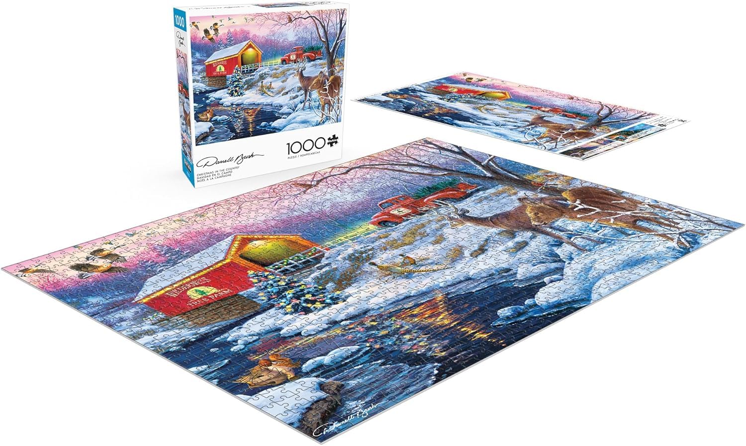 Buffalo Games - Christmas in the Country - 1000 Piece Puzzle for Adults