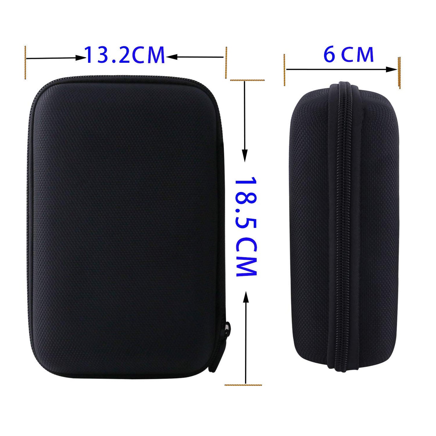 JINMEI Hard EVA Carrying Case for RG351V Handheld Game Player Storage Case (Black)