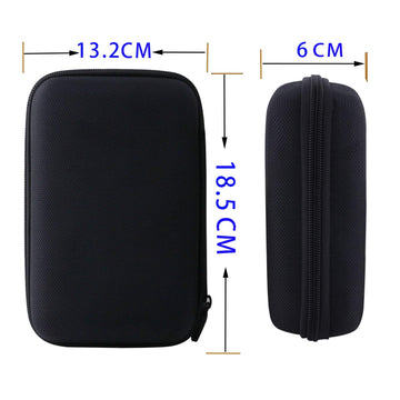 JINMEI Hard EVA Carrying Case for RG351V Handheld Game Player Storage Case (Black)