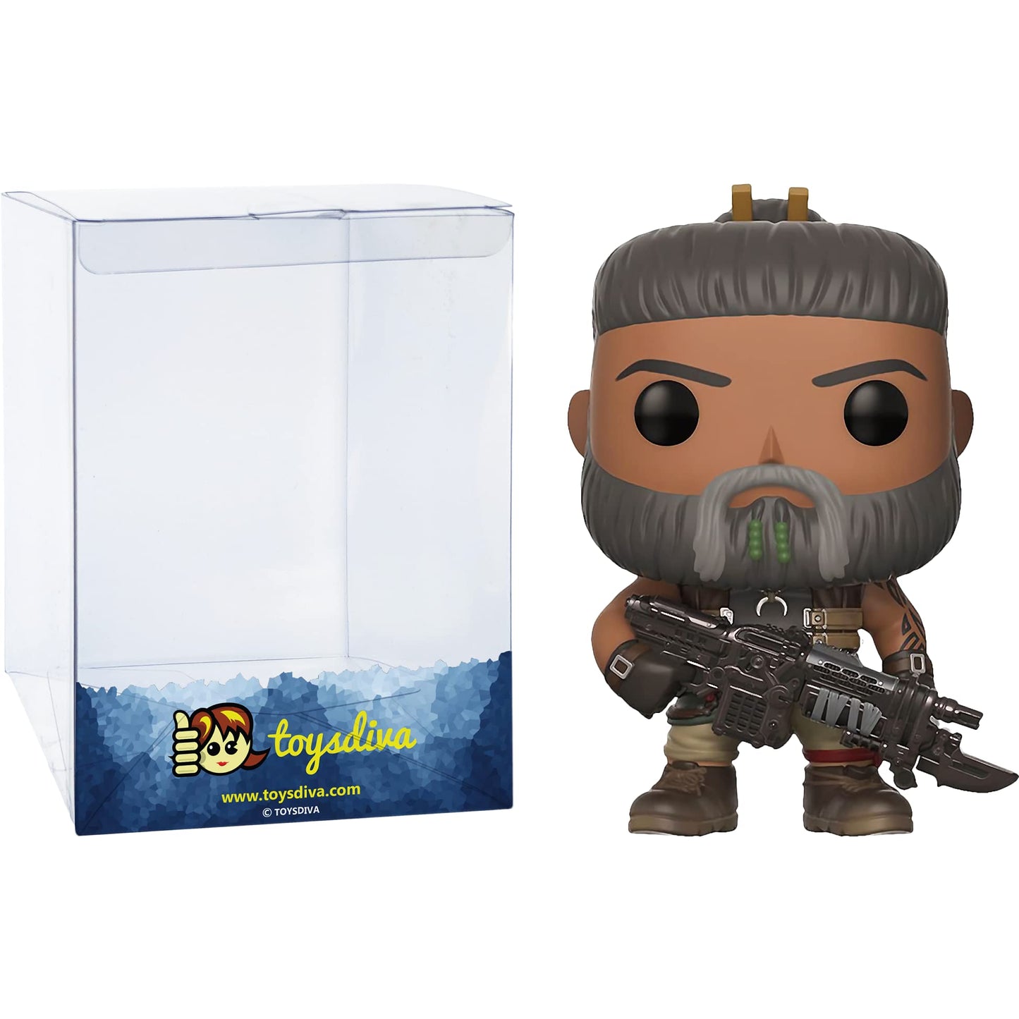 Funko Oscar Diaz: P o p ! Games Vinyl Figurine Bundle with 1 Compatible 'ToysDiva' Graphic Protector (195-12187 - B)