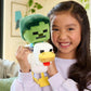 Mattel Minecraft Plush Zombie Chicken Jockey Toy, Collectible Stuffed Animal, 8-inch Soft Doll Inspired by Video Game Character