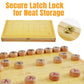 Luoyer 14 Inch Wooden Foldable Chinese Chess Xiangqi Travel Game Set with Wooden Chess Pieces Traditional Tabletop Strategy and Skill Game for Teens