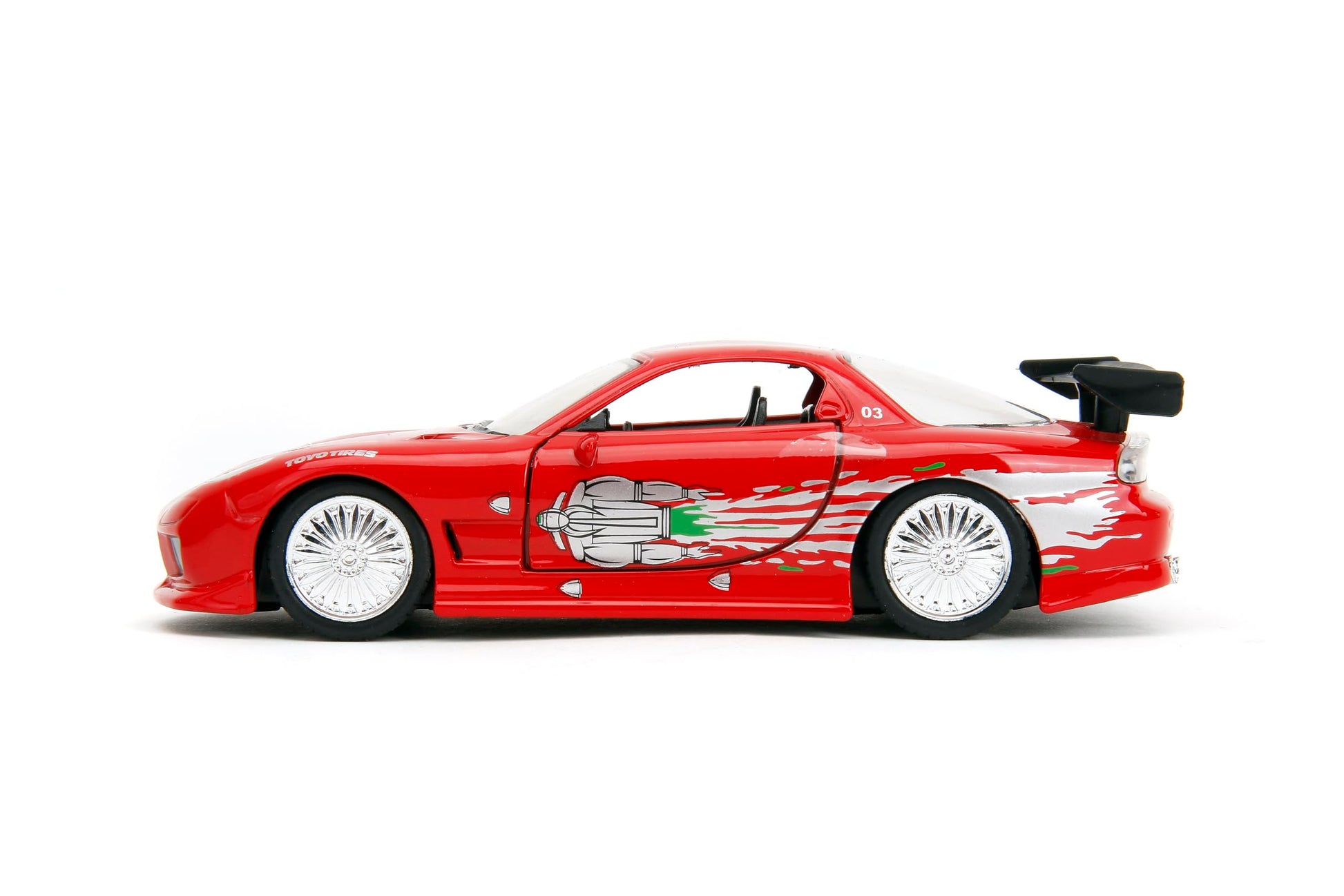 Jada Fast & Furious Mazda RX-7 1:32 Die-cast Car, Toys for Kids and Adults