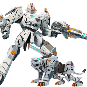 CSDCSD Animals Transforming Robots Toy for Kids Deformation Tiger Action Figure Deformation Tiger Model, Portable Transforming Robot Toy Gift for Boys