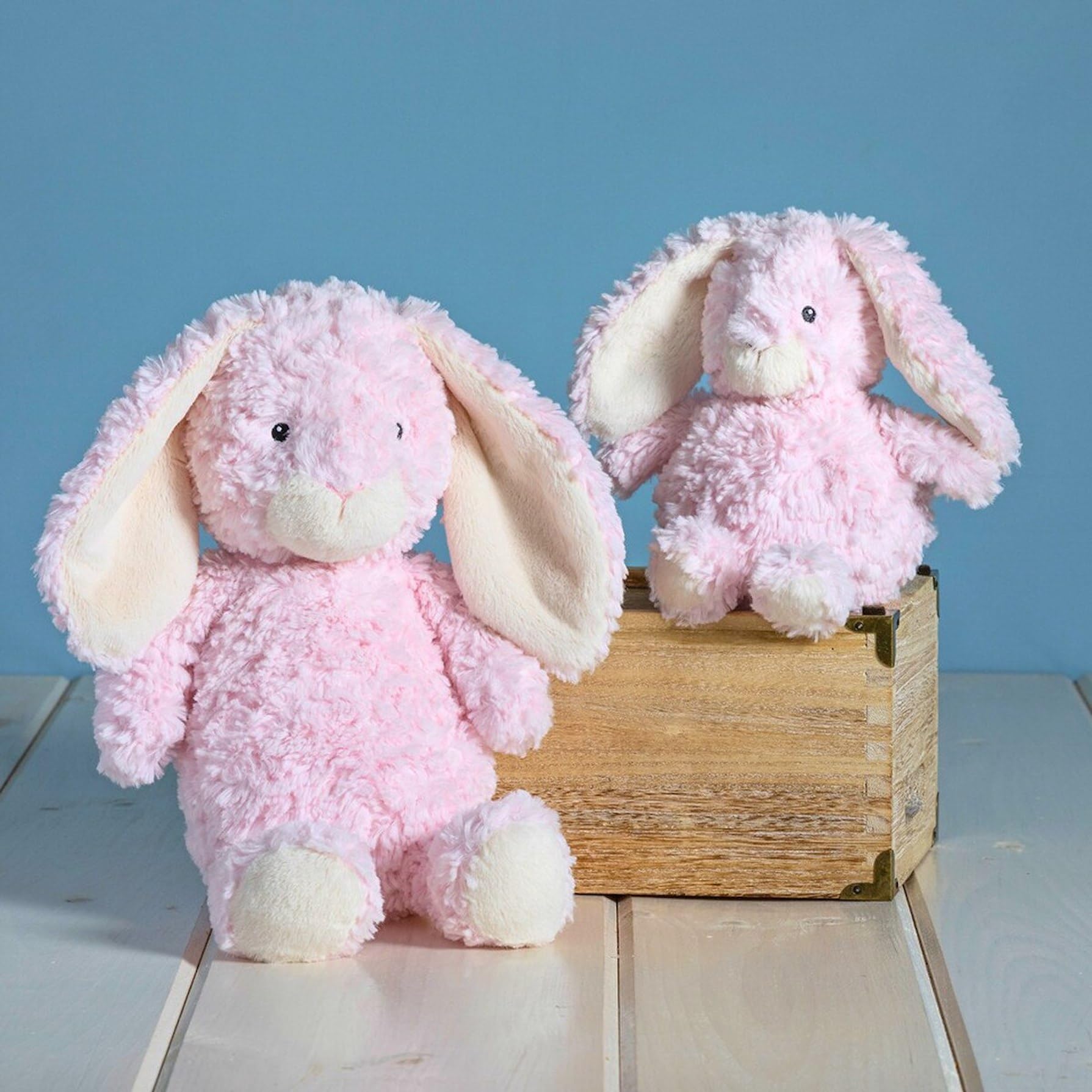 Mary Meyer Stuffed Animal Again Friends Soft Toy Made from Recycled Materials, 11-Inches, Cameo Bunny