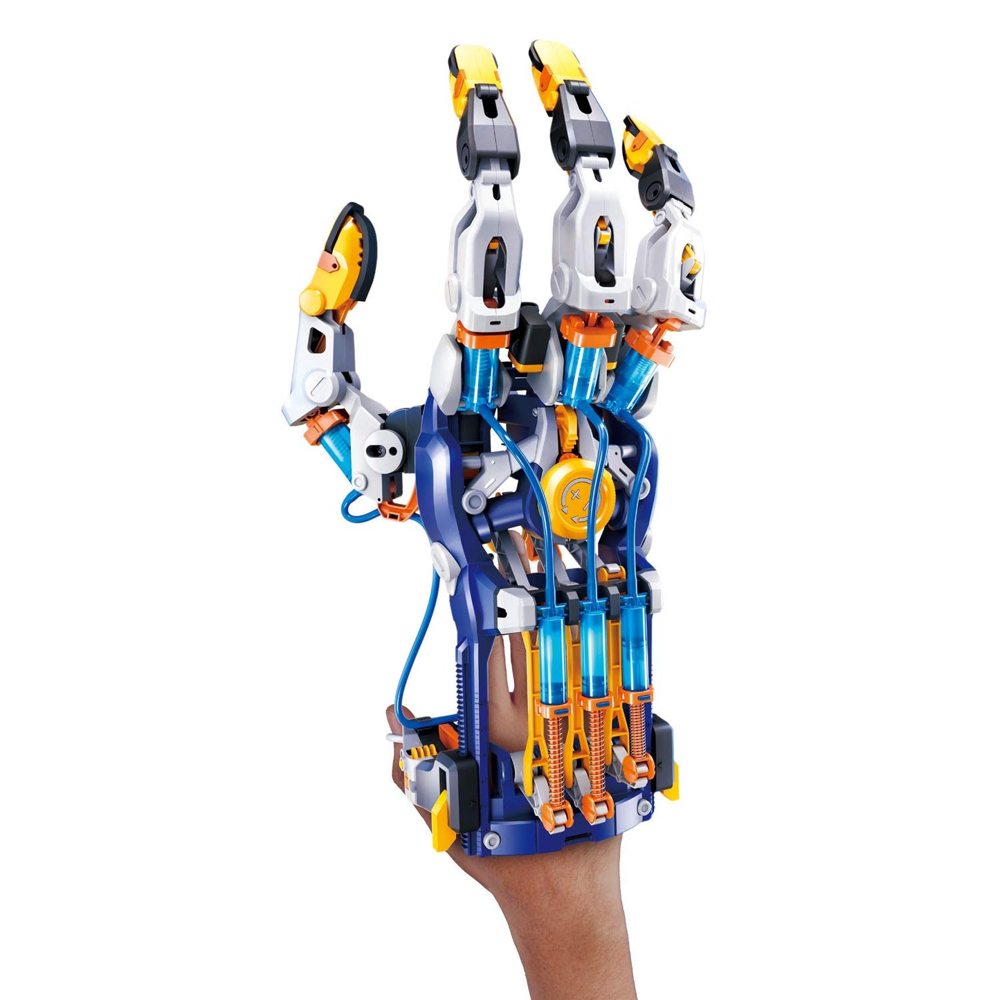 Thames & Kosmos Mega Cyborg Hand STEM Experiment Kit | Build Your Own GIANT Hydraulic Amazing Gripping Capabilities Adjustable for Different Sizes