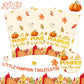 Little Pumpkin Baby Shower Decorations 3PCS a Little Pumpkin is On The Way Tablecloth Plastic Pumpkin Table Cover for Fall 1st Birthday Party Supplies